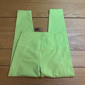 Girlfriend collective lime green leggings m
